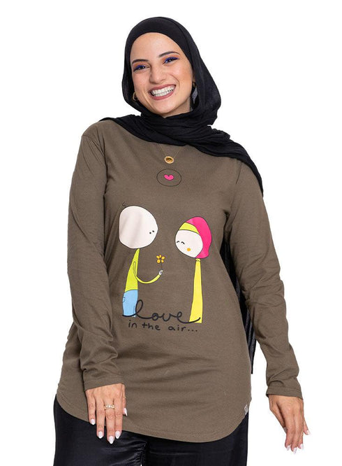 Oily Printed Long - Sleeve Design 35 - Khotwh